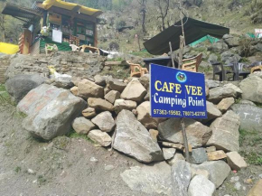 Cafe vee camping point Tosh waterfall